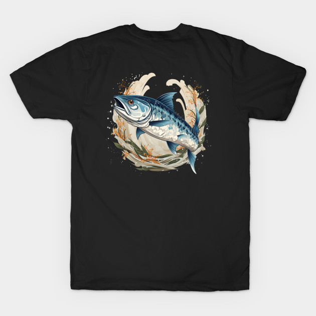 Hokusai’s Barracuda Symphony: A Brushstroke of Power by Ocean’s Buddy